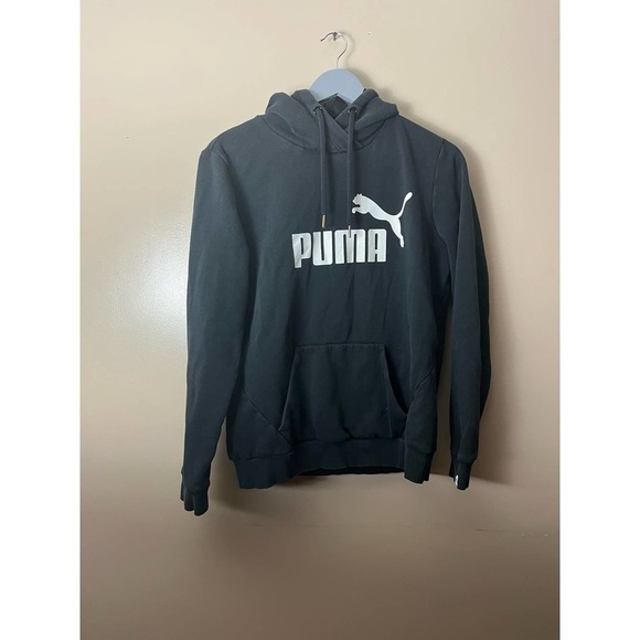 XL blk puma  pull over sweater - Picture 1 of 4